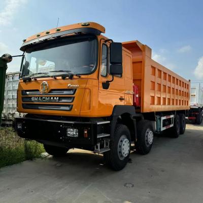 China RHD 8X4 Shacman Dump Truck equipado com WEICHAI WP12.375E53 motor e opção de personalização à venda