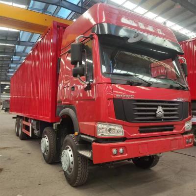 China 8X4 LHD 371-Horsepower HOWO Cargo Truck with Customizable Steering and Horsepower Configuration Tire 12.00R20 Engine WEICHAI for sale