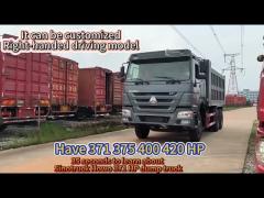 351 450hp Euro 2 Sinotruk Dump Truck Howo 375 Tipper Truck for Mining