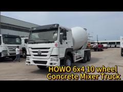 Sinotruk Howo 15 CBM Self Loading Concrete Mixer Truck 6x4 with WEICHAI Engine