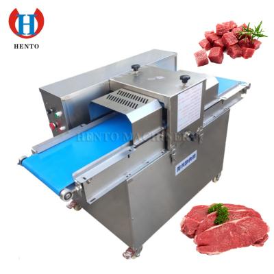 China 17cm Industrial Cube Fresh Meat Dicer Slicing Cutting Machine for sale