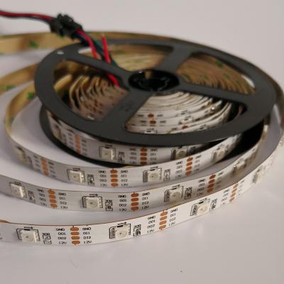 China LANDSCAPE magic 5050 RGB led strip waterproof 5v-dc12v 60 pixel per meter 12v led strip light for sale