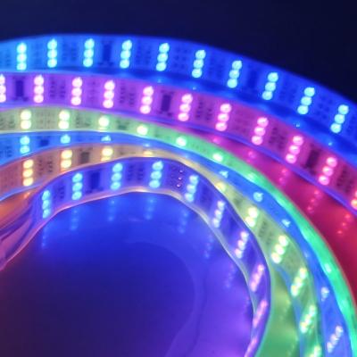 China LANDSCAPE DC12V 144pcs 5050 led 48 pixels per digital meter accessible led strip 3rows flexible led strip RGB for sale