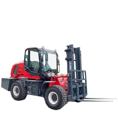 China LTMG 4WD Rough Terrain Forklift For Sale In UAE And China zu verkaufen