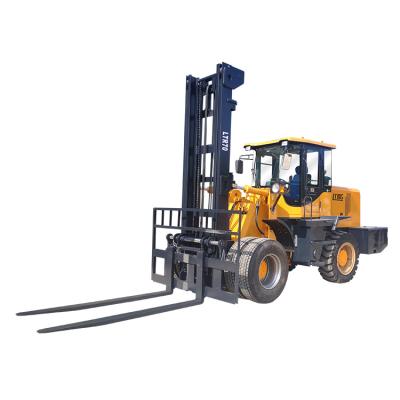 China 4 Ton Rough Terrain Forklift Truck 3.5 Tonnes Forklift Truck zu verkaufen