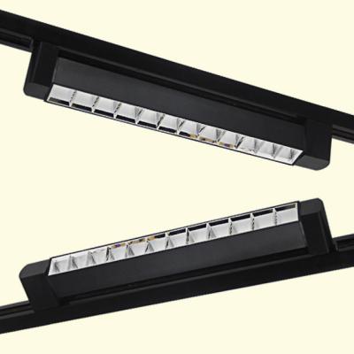 China Modern Best price retail commercial adjustable LED track linear spotlight floodlight with CB SASO LVD for sale