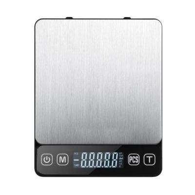 China Weight Measuring LCD Display Mini Pocket Scale Digital Jewelry Scale Pocket 3kg Electronic Balance Kitchen for sale