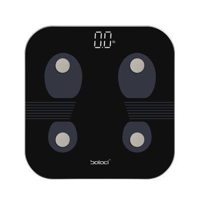 China Multifunctional Household Rectangle Electronic Scale Blue Tooth Smart Body Fat Scale for sale