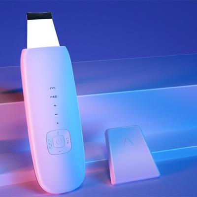 China DEEP CLEANSING Binzim Improved Face Peeling Portable Ultrasonic Facial Skin Scrubber for sale