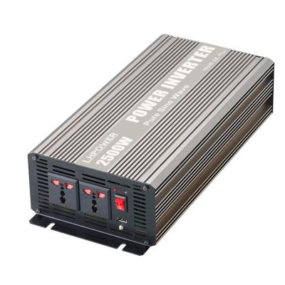 China Low Battery Voltage & Over Volate Rated Power 2500W Peak Power 5000K 24V 230V UK Standard Pure Sine Wave Power Inverter for sale