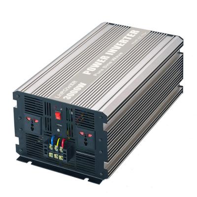 China Low Battery Voltage & Over Volate 3000W UK Standard Pure Sine Wave Power Inverter 12VDC 24VDC 48VDC 230V for sale