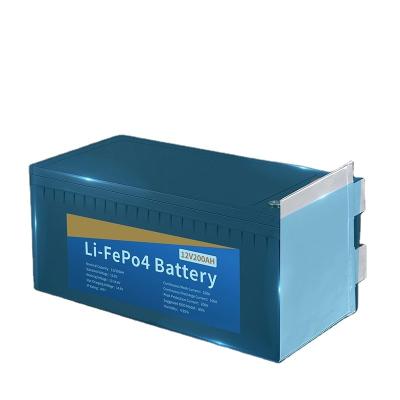 China Household Appliances RV Outdoor Li-FePo4 Battery Large Capacity Output >2000 Cycle 12V 200Ah STORAGE LITHIUM Ion BATTERY for sale