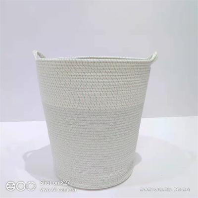 China 2021 New Design Cute Cotton Rope Storage Customized Cheap Selling Basket High Quality Viable Best for sale