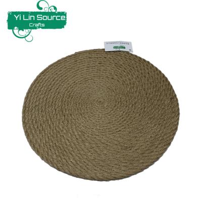 China Finest Sustainable Cotton Rope Place Mats And Coasters for sale