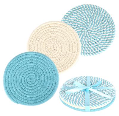 China 2021 Best Selling High Quality Cheap Top Design Viable Gifts New Shape Eco-friendly Customized Cotton Rope Rug For Home for sale