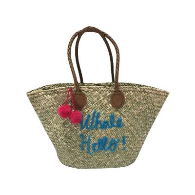 China Hot Straw Bag With Crochet Straw Woven Bag Travel Women's Woven Bag New Sen Handbag Fashion Wholesale for sale