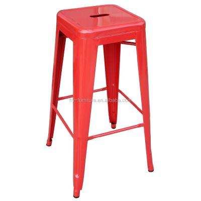 China Cheap bar stool vintage stacking metal bar stool, tall bar stools, HYX-504A for sale