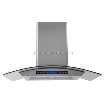 China Household Island Mounted glass Range Hood for sale