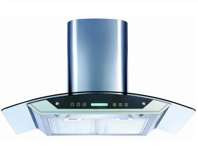 China Wall Mounted Household Range Hood Glass Touch for sale