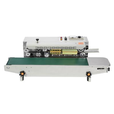 China Food 690w Aluminum Foil Plastic Bag Sealer Automatic Continuous Heat Sealer Machine for sale