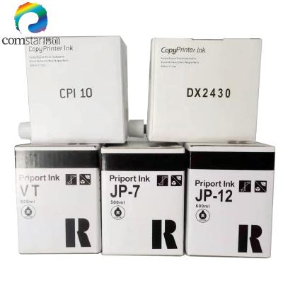 China Factory Price Top Quality Digital Duplicator Ink Ricoh DX2430 DX2330 JP7 JP12 VT600 CP110 CPI7 CPI2 100% Compatible Compatible Ink Priport for sale