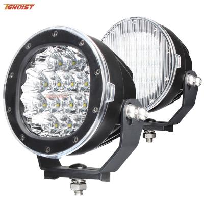 China 80W Inch Off-Road LED Front Bumper Work Driving Light Motorcycle 5 PC Car Super Bright SUV Truck ATV UTV for sale