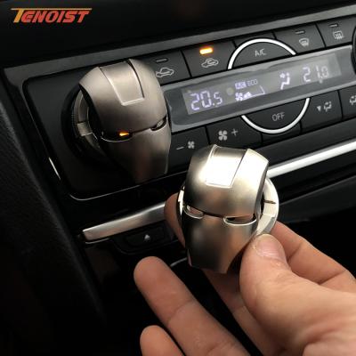 China Brief & 3D Kirsite Simple Cool New Color Car SUV Engine Start Ignition Stop Push Button Switch Button Cover Sticker Offroad Interior for sale