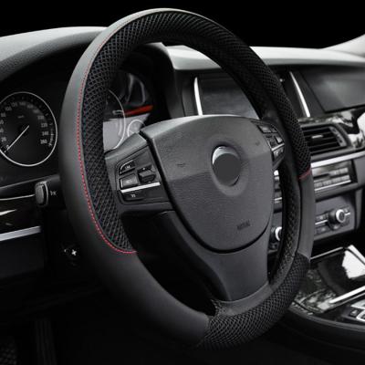 China Summer 36cm 38cm Luxury Breathable Elastic 40cm Auto Car High Grade SUV Steering Wheel Cover for sale