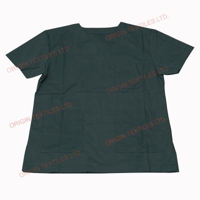 China V-neck uniform for hospital scrub, v-neck for hospical top and pants, scrub for pharmacy for sale