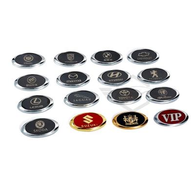 China Custom Car Decoration Sticker Car ABS Front Grill Emblem Logo Badge Sticker for sale