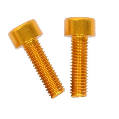 China Industry Anodized Bottle Cage Bike Bicycle Bolt 20mm Screw 15mm Thread Parts for sale