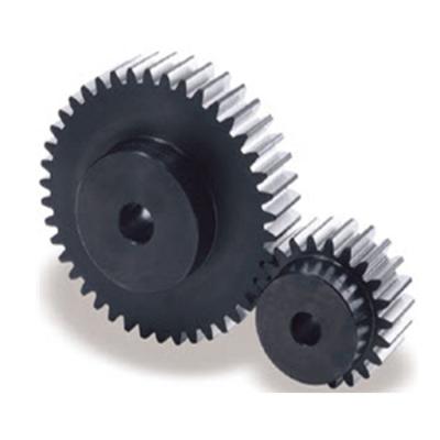 China At Your Request Custom Black Oxide Coating AISI 0.5 Modulus 1045 30 Tooth Ground Carbon Steel Spur Gears for sale