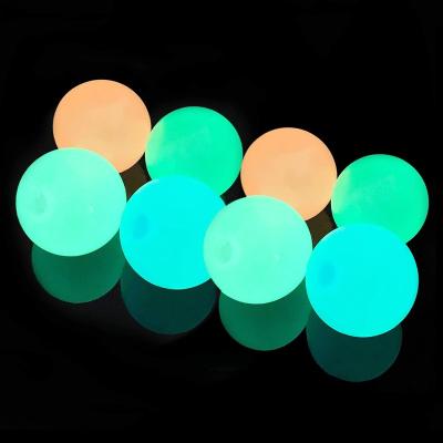 China HECION Squash Ball Stick Wall Sticky Target Ball Relaxing Sticky Luminous Toys For Kids for sale