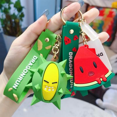 China With Key Chain Hot Selling Customized Design Cute Fruit Gift Box Personalized Key Chain Halloween Christmas Bag Pendant Accessories Creative Gifts for sale