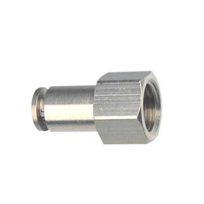 China Auto Control 12mm Brass Internal Wire Plug Pneumatic Direct Quick Connector for sale