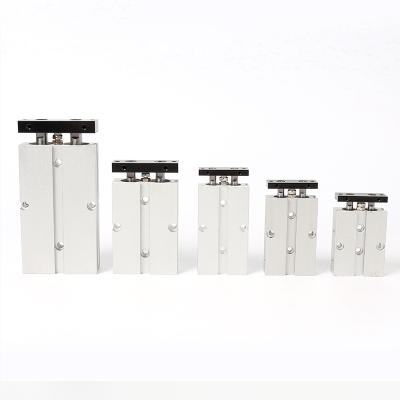 China Automatic Control Double Rod Pneumatic Cylinder Actuator for sale