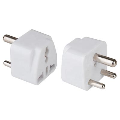 China Commercial Universal UK/US/EU to India AC Power Plug Travel Adapter Converter for sale