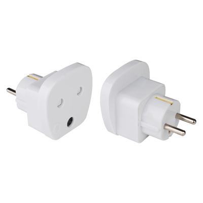 China South Africa To Euro Eu Europe Adapter Germany Adapter Travel Plug Converter FCTP90060 for sale