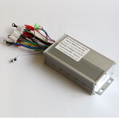 China Aluminum alloy 24V 36V 48V 500W brushless controller for E-bike and bicycle for sale