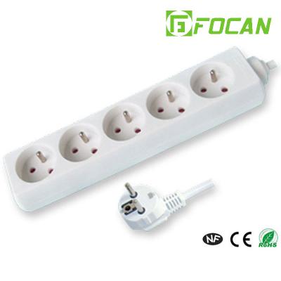 China French Type 6 Gang Residential / General Purpose AC 250V 16A Electric Power Outlet Hot Sale for sale