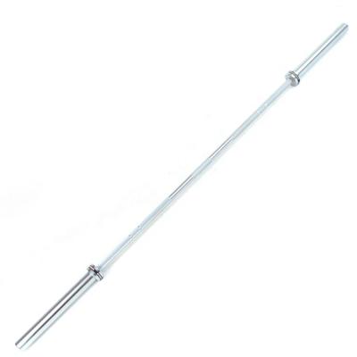 China POWRLIFTING AXIS SILVER BARBELL STAINLESS STEEL Weightlifting Barbell Bar Standard General for sale