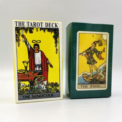 China Free tarot pack of 78 future version tarots of cartomancy paper hot English board game for sale