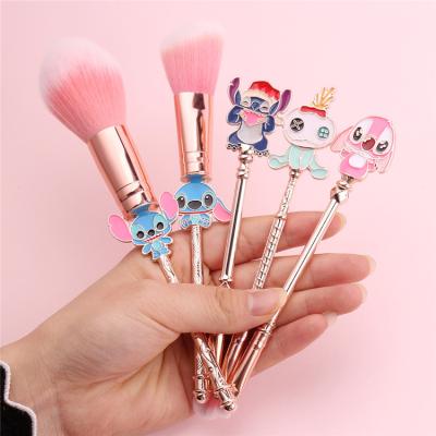 China Fan Brush Hot Sale Fashion Cartoon Beauty Makeup Brush Tool Cute Makeup Powder Eyeshadow Makeup Brush for sale