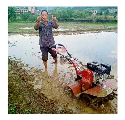 China 45-85cm Working Width Gasoline Engine Mini Cultivator Rotary Tiller for Easy Operation for sale