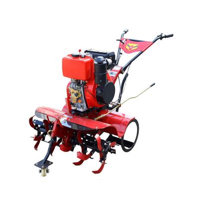 China Farm Four-wheel Drive Diesel Rotary Cultivator with and Gear Transmission for sale