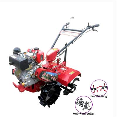 China High Safety Level Gear and Belt Transmission Mini Cultivator Machine Tiller for Farming for sale