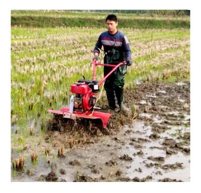 China 160*62*108cm Farms Gasoline Land Tiller Machine with State-of-the-Art Technology for sale