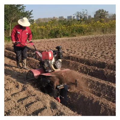 China 186F Four-Wheel Drive Mini Power Tiller Directly Connected with All Gear Transmission for sale