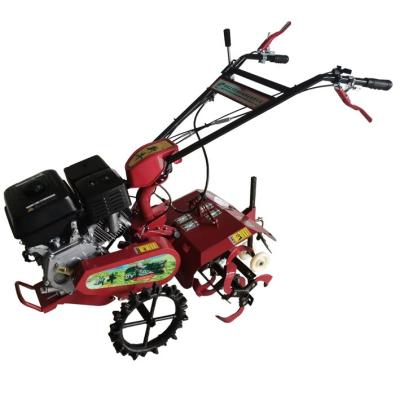 China 177F Motor a gasolina com tração nas quatro rodas Mini Power Tiller Cultivator para fazenda e jardim à venda