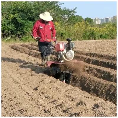 China 1100*1050*980mm Landwirtschaftsanlage Sicherheit Leistungsstarke 178F/186F Dieselmotor Mini Rotary Tiller zu verkaufen